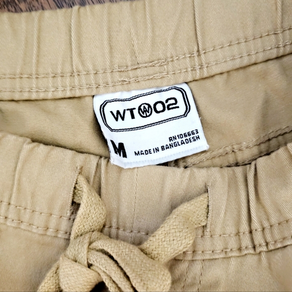 Women pants, size M, cream color, like new - Picture 2 of 3